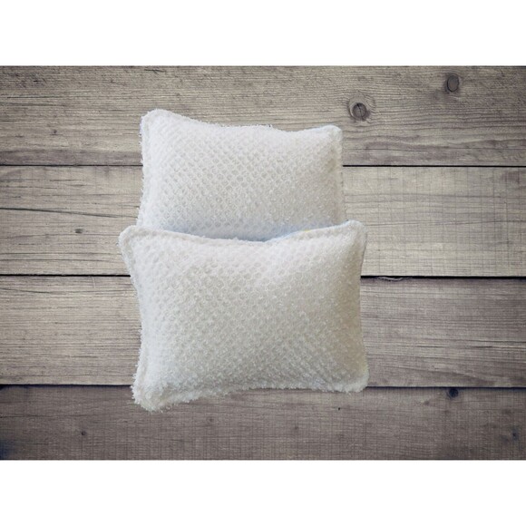 Reusable Sponge Daisy Dish Scrubby, Set of 2 - Picture 4 of 4